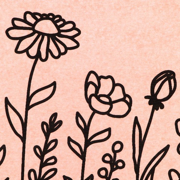 Heleroosa vannitoamatt 39x60 cm Floral Lines - Artsy Doormats-image-2