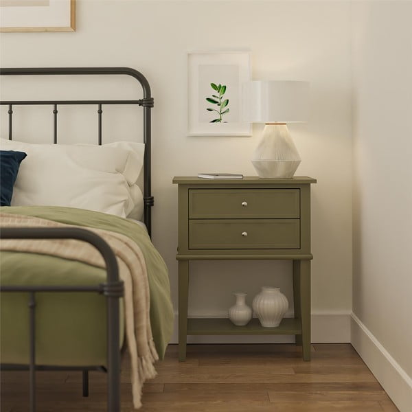 Khaki värvi öökapp Franklin - Støraa-image-1