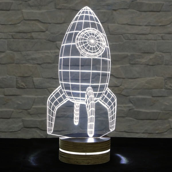 3D stolní lampa Rocket