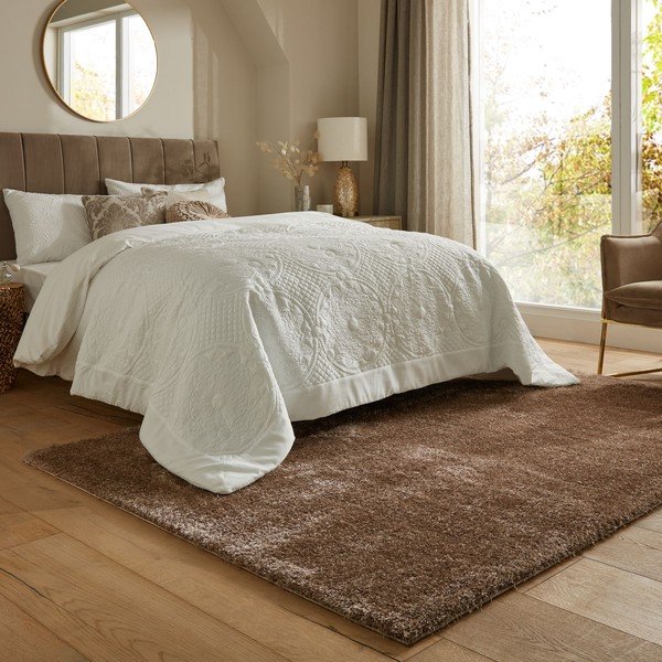 Pruun taaskasutatud kiududest vaip 120x170 cm Velvet - Flair Rugs-image-1