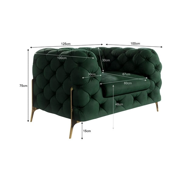 Tumeroheline sametist tugitool Chelsea Bis – Ropez-image-4