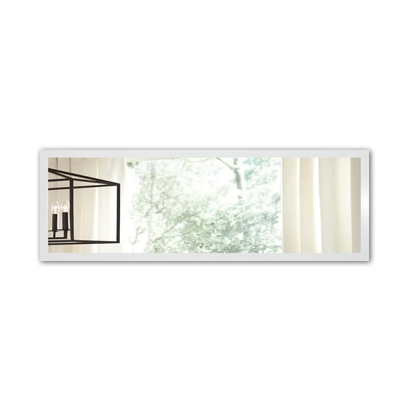 Valge raamiga seinapeegel , 105 x 40 cm - Oyo Concept