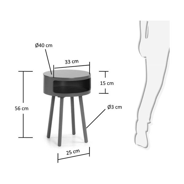 Hall küljelaud koos hoiuruumiga Bruk - Kave Home-image-4