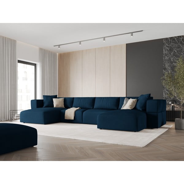 Sinine U-kujuline diivan Esther - Milo Casa-image-1