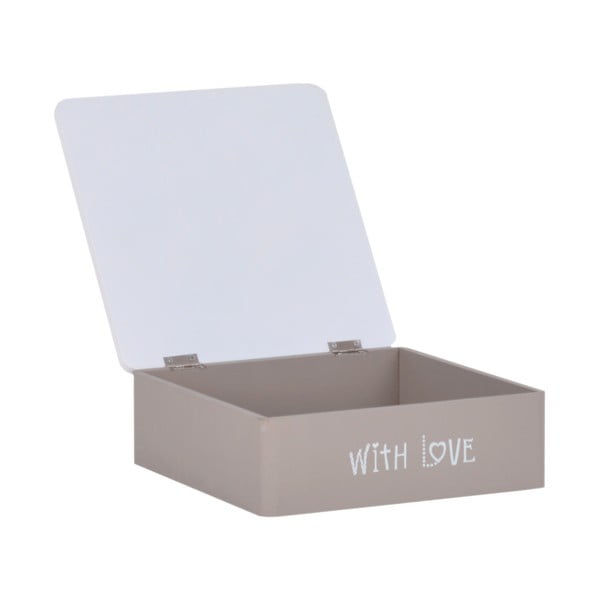 Dřevěná krabička S láskou