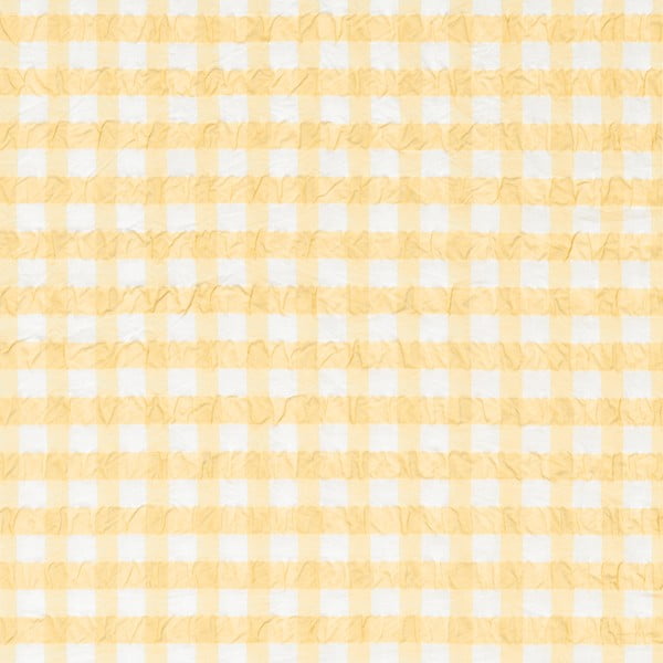 Kollane ja valge krepp voodipesu üheinimesevoodile 140x200 cm Bæk&Bølge - JUNA-image-2