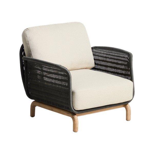 Beež polsterdatud aiatool Alipa - Kave Home