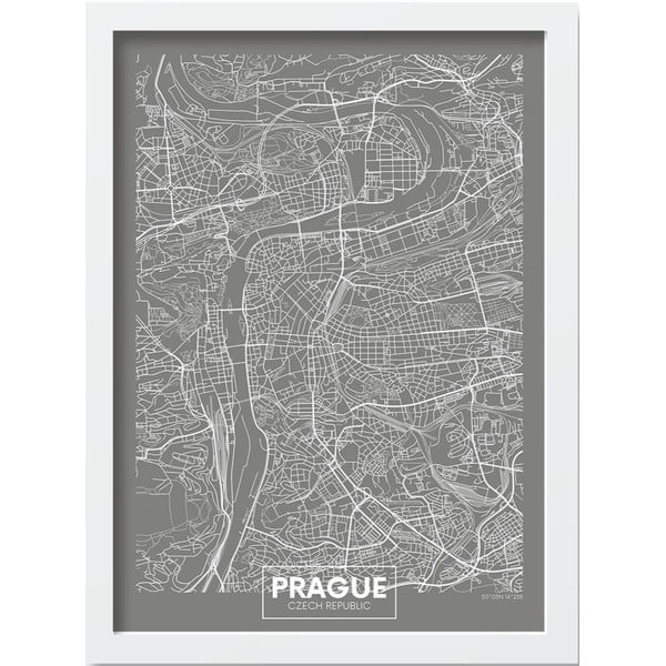 Plakat raamides 40x55 cm Prague - Wallity