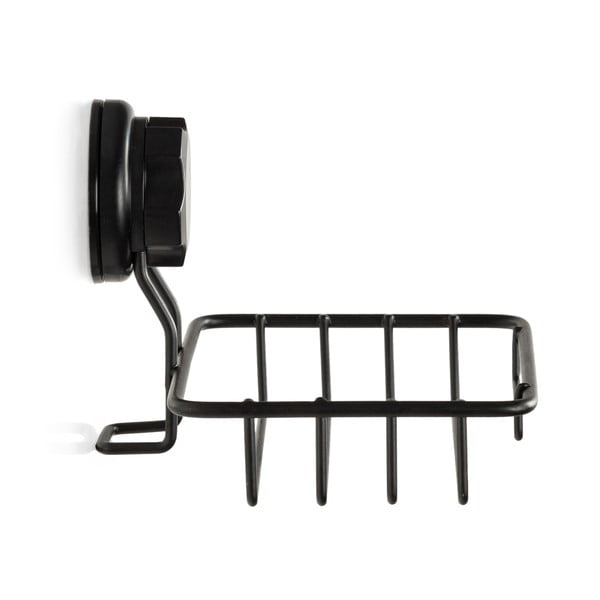 Must isekinnitatav seebihoidja Must seebi ja käsna hoidja seinale Bestlock - Compactor-image-4