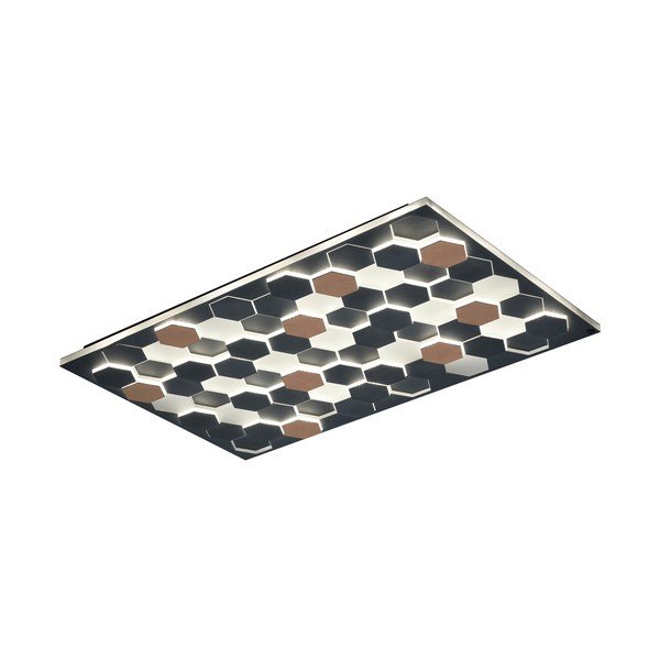 Must LED laevalgusti hääljuhtimise/mobiilirakenduse juhtimisega, metallist varjuga 70x115 cm Cifavo - CINQUE-image-4