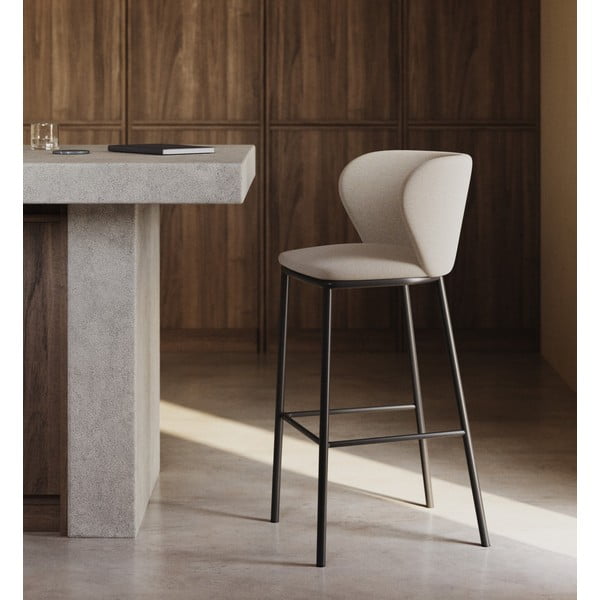 Beež baaritool 102 cm Ciselia - Kave Home-image-1