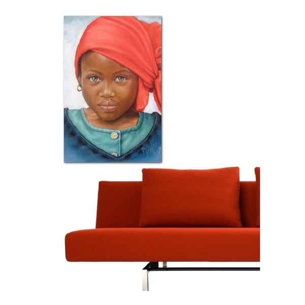 Obraz Africká dívka, 60x40 cm