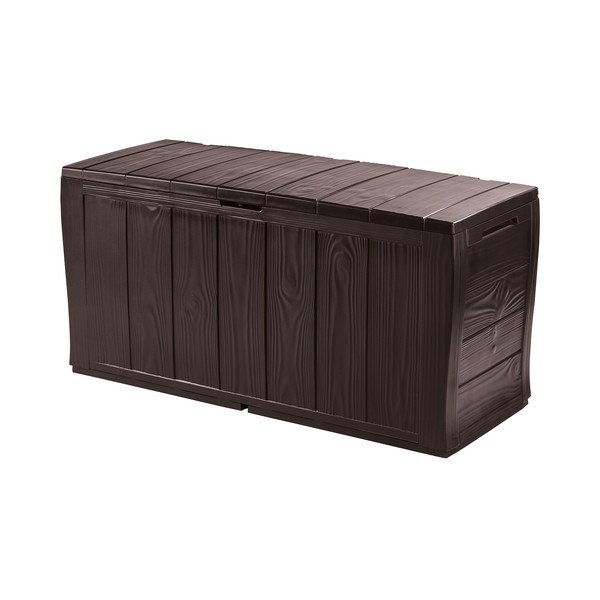 Tumepruun plastist aia hoiukast Sherwood - Keter