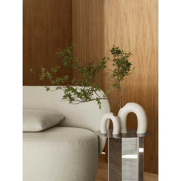 Kreem keraamiline vaas (kõrgus 12 cm) Kagetsu - Blomus-image-1