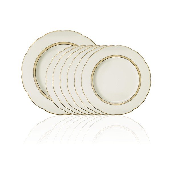 Set 7 porcelánových talířů Ermilos