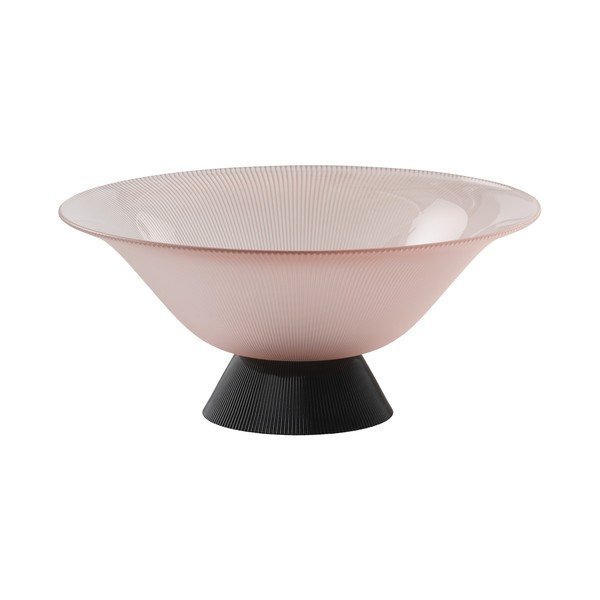 Must/roosa klaasist kauss ø 31,5 cm Ginger - Jotex