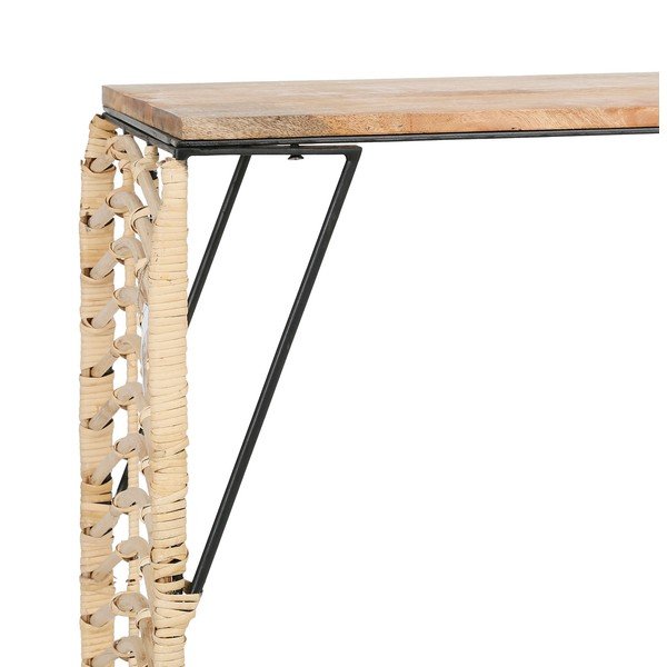 Naturaalset värvi konsoollaud 30x103 cm Monarque - Jardin d'Ulysse-image-4