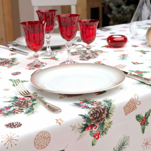 Jõulumotiividega laudlina 150x300 cm Hollystar - douceur d'intérieur-image-1