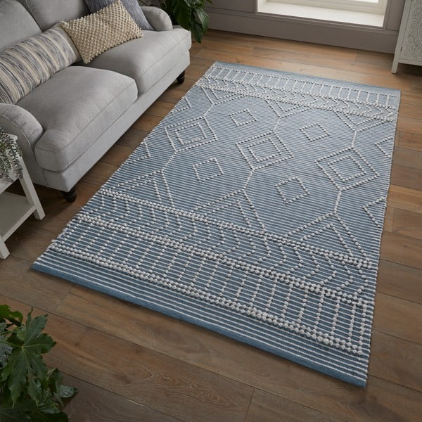 Sinine vaip 160x230 cm Loop Robyn - Flair Rugs-image-1