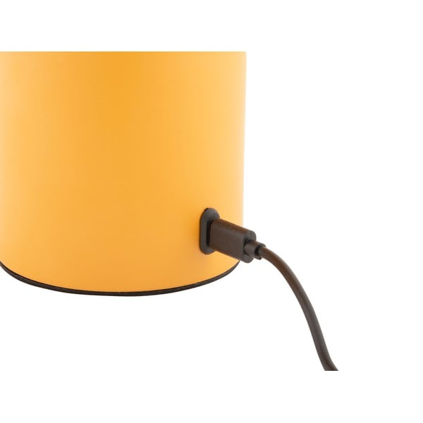 Kollane dimmerdatav LED lauavalgusti metallist varjuga (kõrgus 29,5 cm) Camp - Leitmotiv-image-3