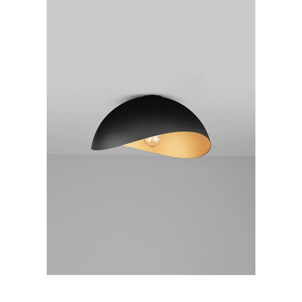Matt must/kuldne metallist laelamp Opsi - Nova Luce-image-2