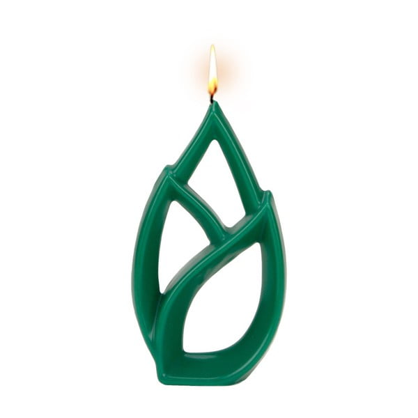 Zelená svíčka Alusi Livia Petit, 2,5 hodiny hoření