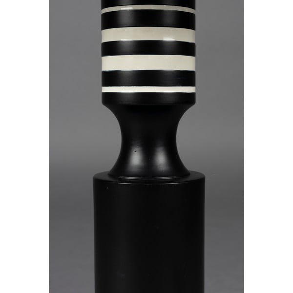 Must lauavalgusti tekstiilist varjuga (kõrgus 60 cm) Virgil - Dutchbone-image-4