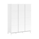 Valge laste riidekapp 149x196x58 cm Eva - Vipack