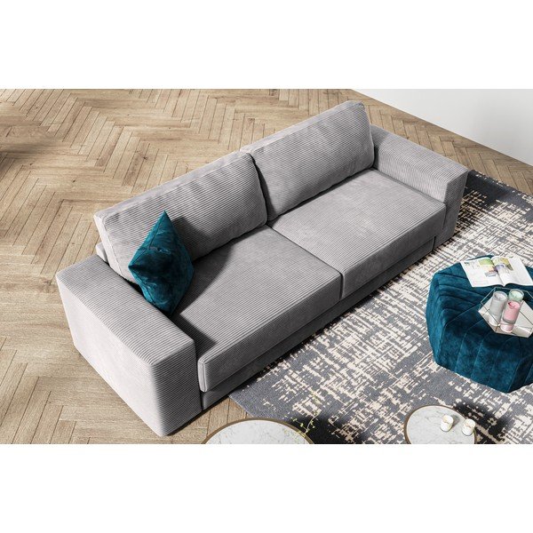 Helehall corduroy diivanvoodi Donatella - Milo Casa-image-1