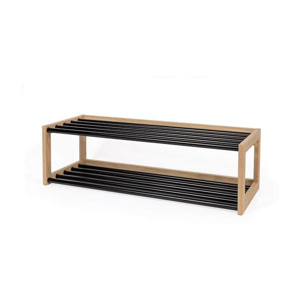 Must/füüsiline metallist jalatsiriiul - Woodman-image-2