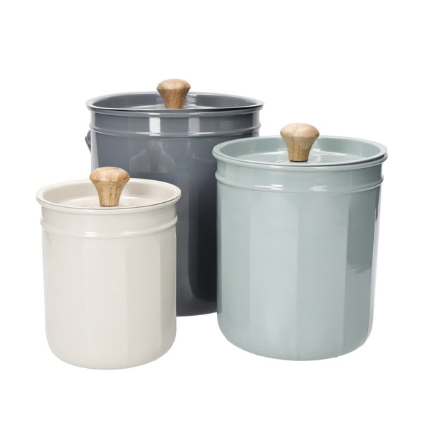 Teraskonteinerid kompostitavate jäätmete jaoks 3 komplektis - Kitchen Craft