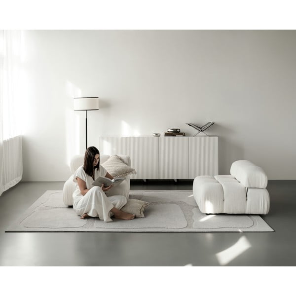 Helehall villane vaip 133x190 cm Morphic Organica - Agnella-image-3