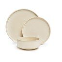 12-osaline beež kivikeraamikast nõude komplekt Malia - Bonami Selection