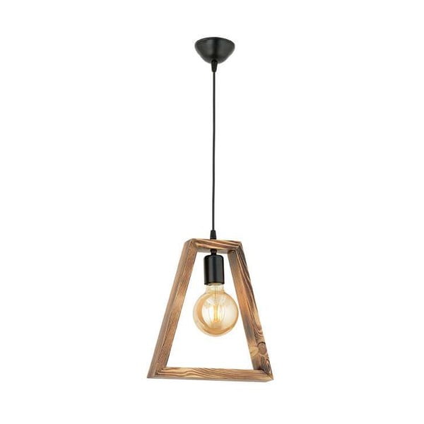 Rippvalgusti, mis on valmistatud sarvepuust Geometrik Triangle - Opviq lights-image-3