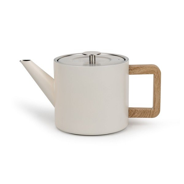 Elevandiluu värvi roostevabast terasest teekann koos sõelaga 1,1 l Duet Narvik - Bredemeijer