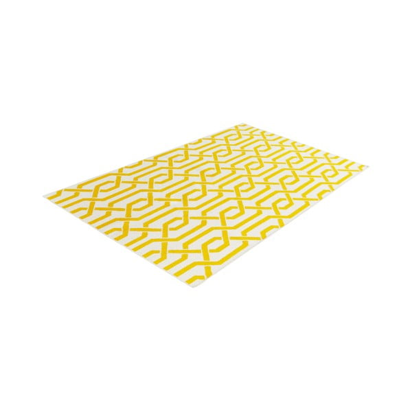Žlutý vlněný koberec Bakero Camilla, 120 x 180 cm