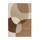 Pruun/beež käsitsi kootud villane vaip 200x290 cm Glow - Flair Rugs