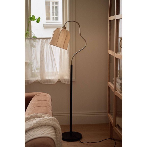 Valge/must kangast põrandalamp (kõrgus 150 cm) Bell - Ellos Home-image-2