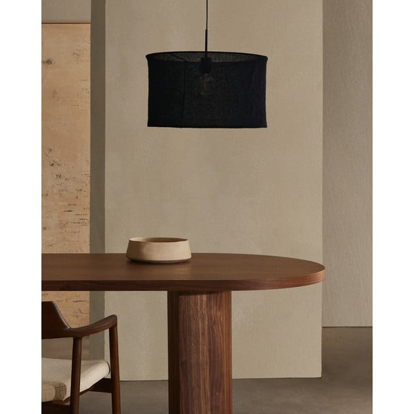 Must lambivari ø 50 cm Mariela - Kave Home-image-1