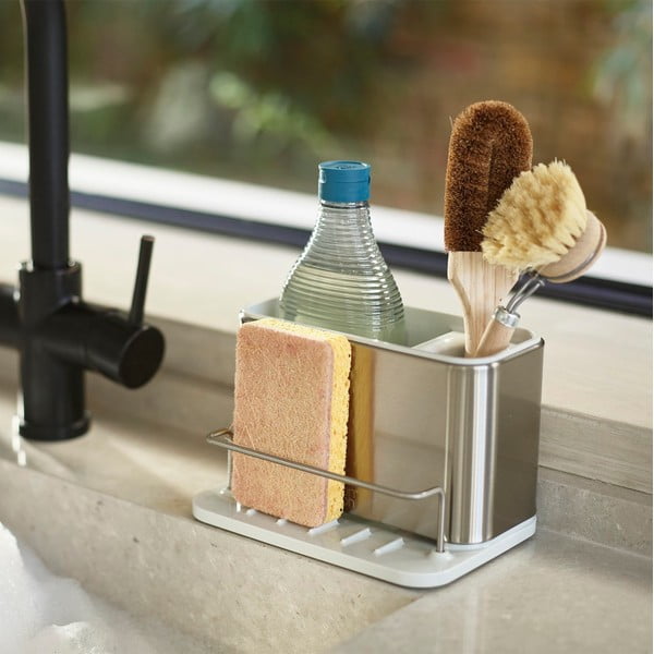 Hõbedane metallist pesuvahendi hoidik Surface - Joseph Joseph-image-1