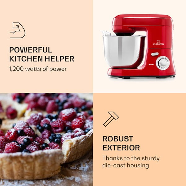 Punane köögikombain Bella Robusta - Klarstein-image-1