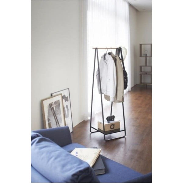 Must metallist riietehoidja Tower - YAMAZAKI-image-1