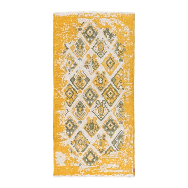 Žlutozelený oboustranný koberec Homemania Halimod Maleah, 77 x 150 cm