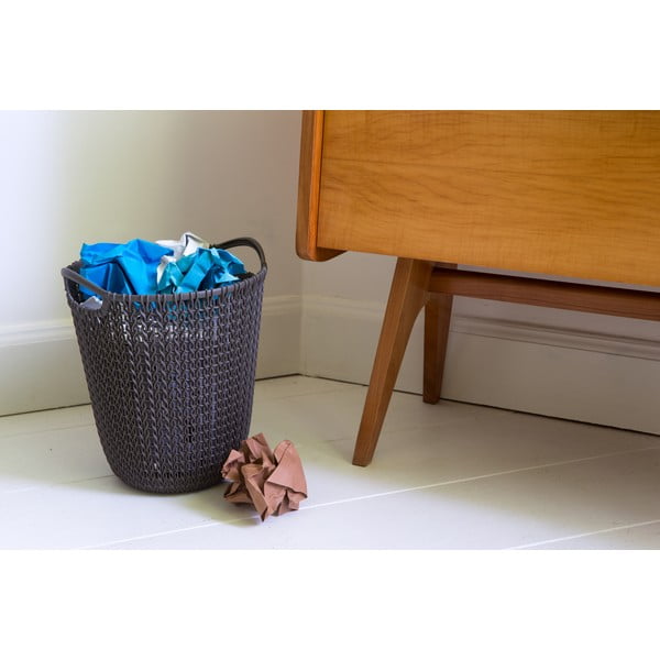 Pruun prügikast , 7 l Knit - Curver-image-1