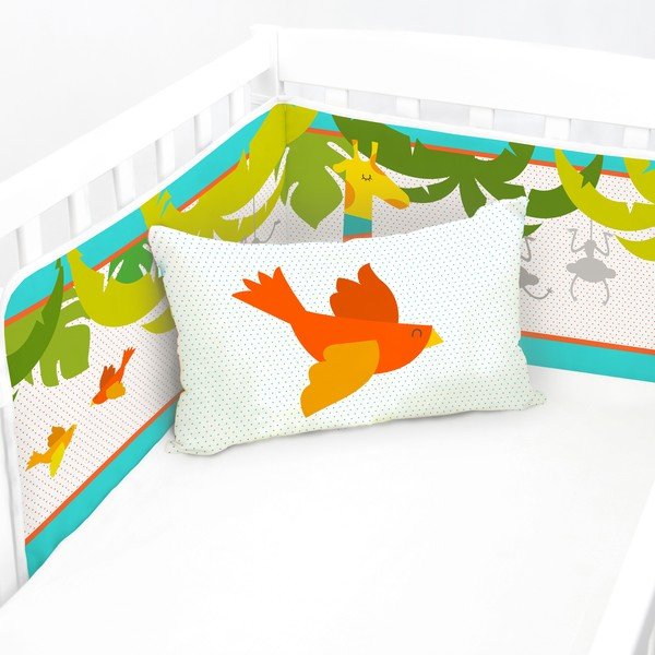 Výstelka do postýlky Zoo, 60x60x60 cm-image-1