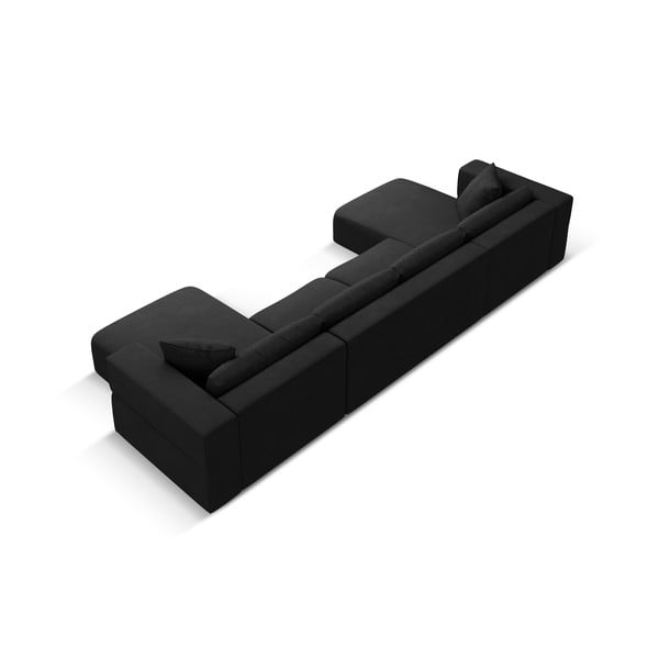 Must U-kujuline diivan Esther - Milo Casa-image-3