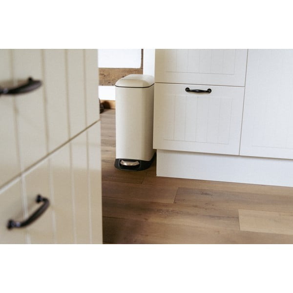 Kreem terasest prügikast 12 l Design - Wenko-image-1