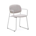 Beež metallist söögitool käetugedega Meli - Kave Home