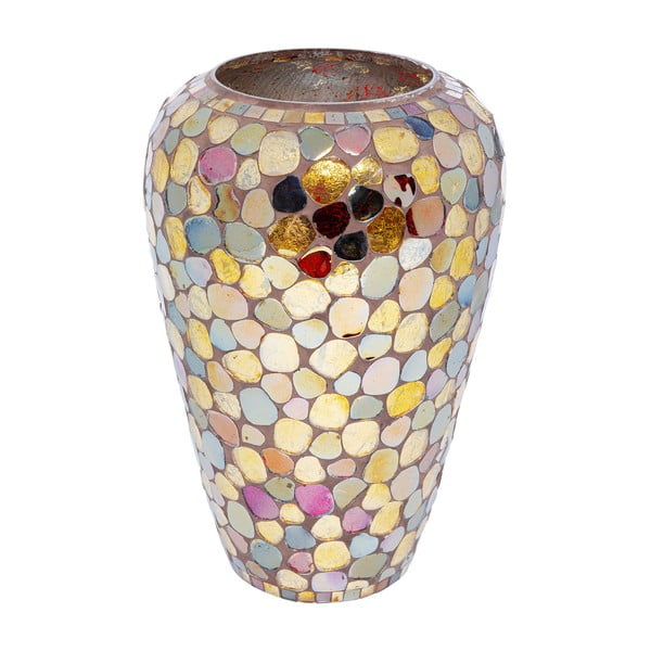 Klaasist värviline vaas Mosaic Pebbels, kõrgus 30 cm Mosaic Pebbles - Kare Design