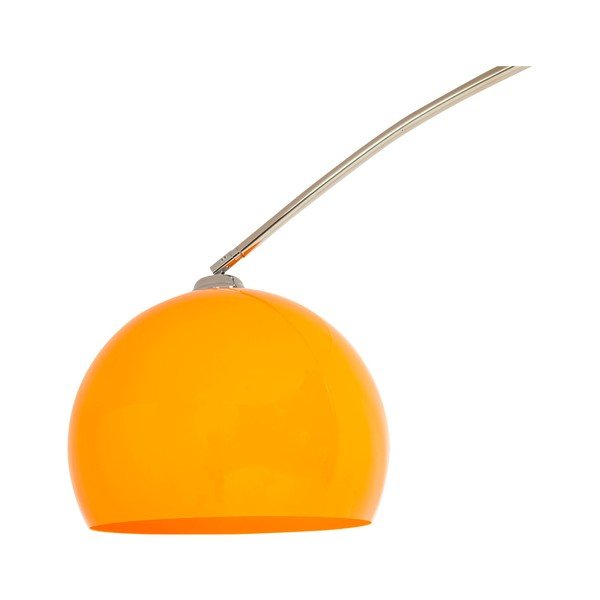 Stojací lampa s oranžovým stínítkem a mramorovou základnou Kokoon Loft-image-3